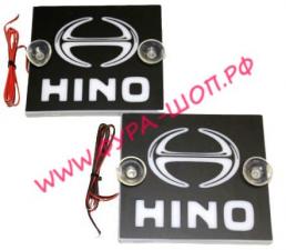  Таблица, диодная, HINO, 24V малая, к-т хино, бело-синяя