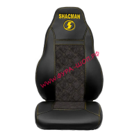 Чехлы сидения Люкс SHACMAN F3000 2 высоких сид. экокожа черный_0