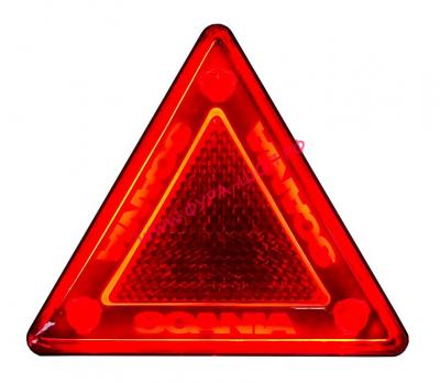Катафот треугольный LED диодный SCANIA 24В
