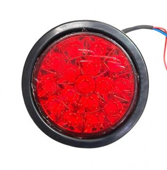 Фонарь светодионый стоп для прицепа D=130mm 12-24V (Красный) шт.