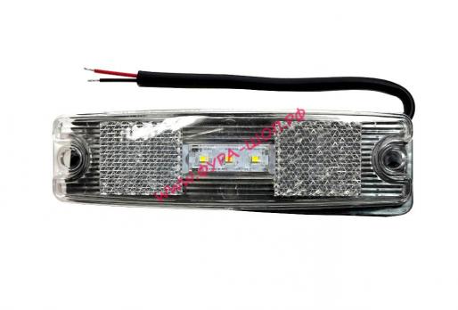 Габарит (маркерный) LED 83-01 белый диод