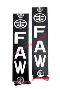 Таблица диодная FAW 24V вертикальные (31,5х7,5 мм) к-т бело-зеленая