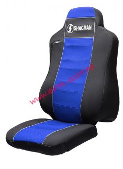 Чехлы Стандарт SHACMAN X3000 рестайлинг (2 ремня) 2 высоких сидения синий к-т