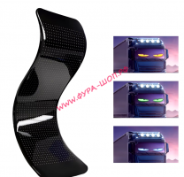 Таблица диодная гибкая (программируемый FLexible LED дисплей) 590х120 см ГЛАЗА дьявола (Анимация) 12-24V USB к-т 2 шт_0