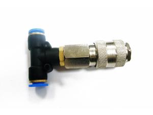 Соединитель для тормозных трубок D=6mm с быстро съемом (Т образный)
