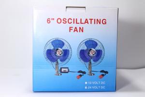 Вентилятор  "6" (18 см.) 12 V универсальное крепление.