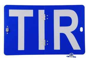 Таблица TIR 250х400 алюминий, сгибаемая по вертикали (501609) (ЕСЕ) (Китай)
