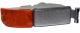 Фара п/т MAN TGA TD01-57-013R (TD-57-050BR) правая желтый указатель поворота и фальшфарой блинкер_0