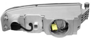 Фара п/т MAN TGA TD01-57-013R (TD-57-050BR) правая желтый указатель поворота и фальшфарой блинкер