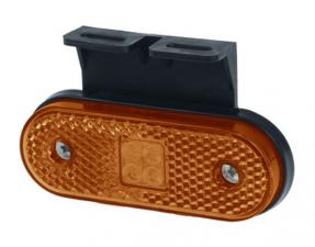 Фонарь габаритов 100.3731-00-1 12/24V LED желтый с кронштейном