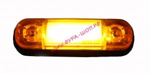 Габарит  светодиодный (короткий NEON диод 24В) желтый