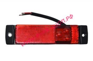 Габарит, маркерный, без, кронштейна, красный, LED, 24, V, аналог, 720308, 551441