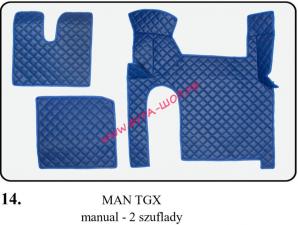 Ковры, в машину, ЭКО КОЖА, Польша, MAN, TGX, 2, выдвежных, ящика, механика, 14, ман