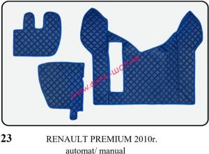 Ковры, в машину, ЭКО КОЖА, Польша, RENAULT, PREMIUM, 2010г., автомат, механика, 22, рено
