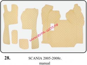 Ковры, в машину, ЭКО КОЖА, Польша, SCANIA, 2005-2008г., механика, 28, скания