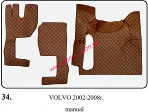Ковры, в машину, ЭКО КОЖА, Польша, VOLVO, 2002, 2008г, механика, 34, вольво