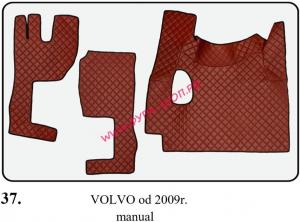 Ковры, в машину, ЭКО КОЖА, Польша, VOLVO, после, 2009г., механика, 37, вольво