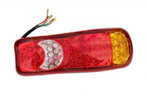 Фонарь задний 094 LED 24V с кабелем правый (RENAULT, DAF 340х140х80 77Led 15/4) 18943