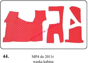 Ковры, в машину, ЭКО КОЖА, Польша, MERCEDES, MP4, узкая, кабина, до, 2011г, 44, мерседес