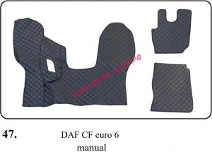 Ковры, в машину, ЭКО КОЖА, Польша, DAF, CF, euro, 6, 47, даф