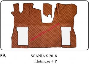 Ковры, в машину, ЭКО КОЖА, Польша, SCANIA, S, 2018, +, P, разные, сидения, 58, скания