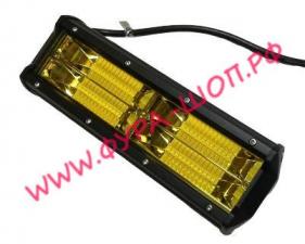 Фара противотуманная прямоугольная желтая A31-144-S-Y 80х235мм 12-24V