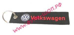 Брелок ткань вышивка 13х3см Volkswagen