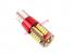 Лампа с малая безцокольная 57smd Т10 24V с обманкой красный корпус_1
