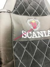 Чехлы АЛИКАНТЕ экокожа SCANIA 6 серия G,R 1высокое 1 низкое 1 ремень