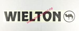 Наклейка (вырезанная) "WIELTON" (11х68 см) чёрный 08512