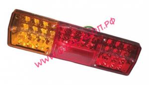 Фонарь задний LED грузовой с разьемом 325*100*85 36Led 7,2W левый