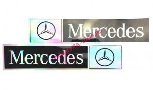Наклейка "Эмблема MERCEDES" (9х41см) комплект на 2 стороны 08503
