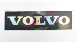 Наклейка Эмблема VOLVO (9х31см) чёрный фон 1шт 08479