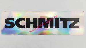 Наклейка Эмблема SCHMITS (9х31см) серебряный фон 1шт 08492