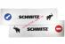 Брызговики длинномер SCHMITZ из 2-х частей 1200*350см белая резина черный логотип_0