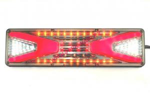 Фонарь задний LED 24V с кабелем 4-функционал Х-образный Космос 46*13*2см к-т ST-2424-3/24V