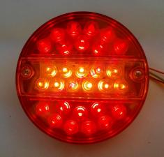 Фонарь задний LED 12-30V с кабелем D140 (бегущий поворот) MS-20