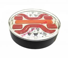 Фонарь задний LED 12-30V с кабелем D140 (бегущий поворот) MS-22 шт.