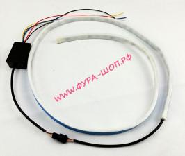 Лента светодиодная 2м бегущий огонь 12-24V стоп, габариты, повороты Стоп сигнал