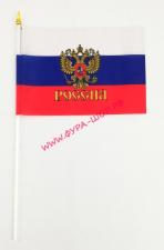 Флажок "RUSSIA-флаг" (15х23 см) на присоске 1шт 07325