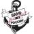 Наклейка (вырезанная) "ВМФ РОССИИ" ( 12х13см) белый 07562_0