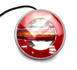 Фонарь задний LED (тип 021) 12- 24V d=140, желтый поворотник