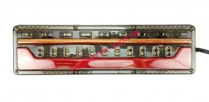 Фонарь задний LED 24Vс кабелем, бегущий поворот, коромысло, 455х120х18 мм к-2шт ST-2427-3/24V 