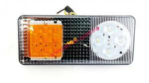 Фонарь задний Трактор 2-х секц перед LED с проводом (светодиод) к-т 2шт.