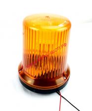 Маяк проблесковый 12/24V желтый 30LED стационарный 3 болта