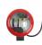 Фара п/т универсальная 35W 9-32V W Круглые Чернный центр/ Красный ободок KR-3697 шт_0