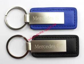 Брелок кожа "Mercedes-Benz" прямоугольный