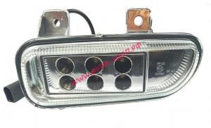 Фара П/Т светодиодная грузовик 5490/ Mercedes AXOR MP2 левая (6LED) корпус металл