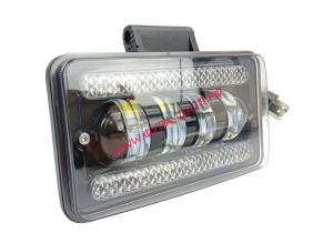 Фара противотуманная прямоугольная 150х90х65мм. LED 9-85V белый свет+ходовые огни к-т H4 LD-40W 9-85V