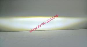 Фара противотуманная прямоугольная 150х90х65мм. LED 9-85V белый свет+ходовые огни к-т H4 LD-40W 9-85V